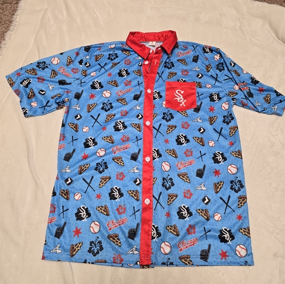 Chicago white Sox men's button up shirt, XL - Picture 1 of 6